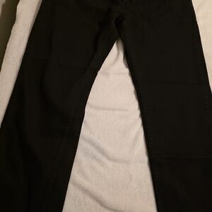 LEVI MENS Black Straight-Leg Pants